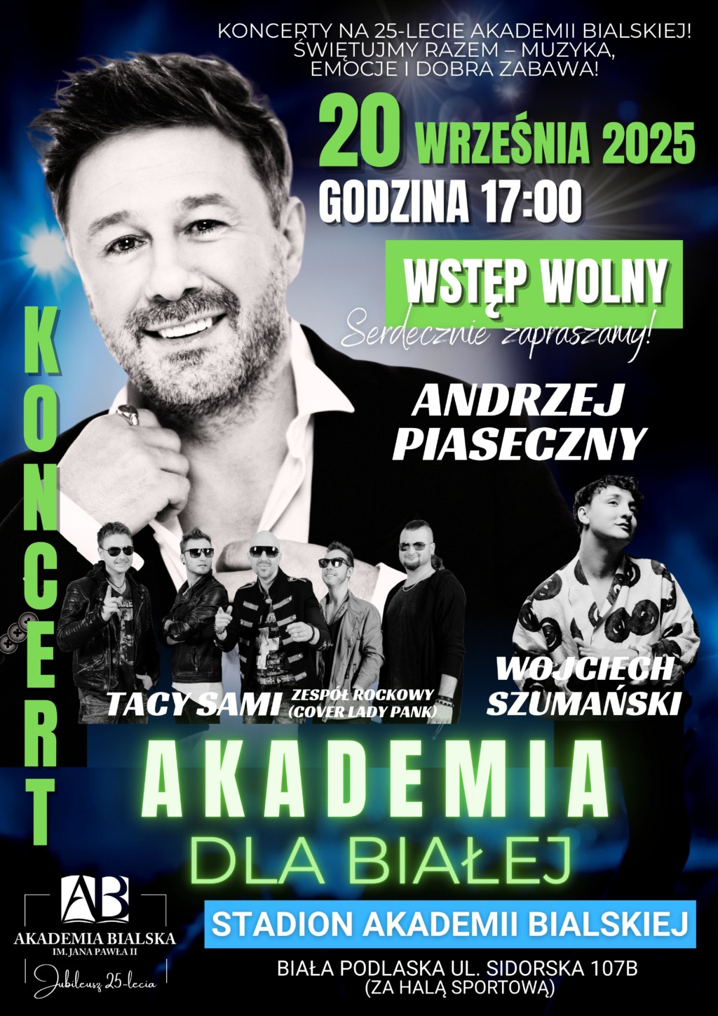 Koncert „Akademia dla Białej” – wielkie muzyczne święto z okazji 25-lecia Akademii Bialskiej