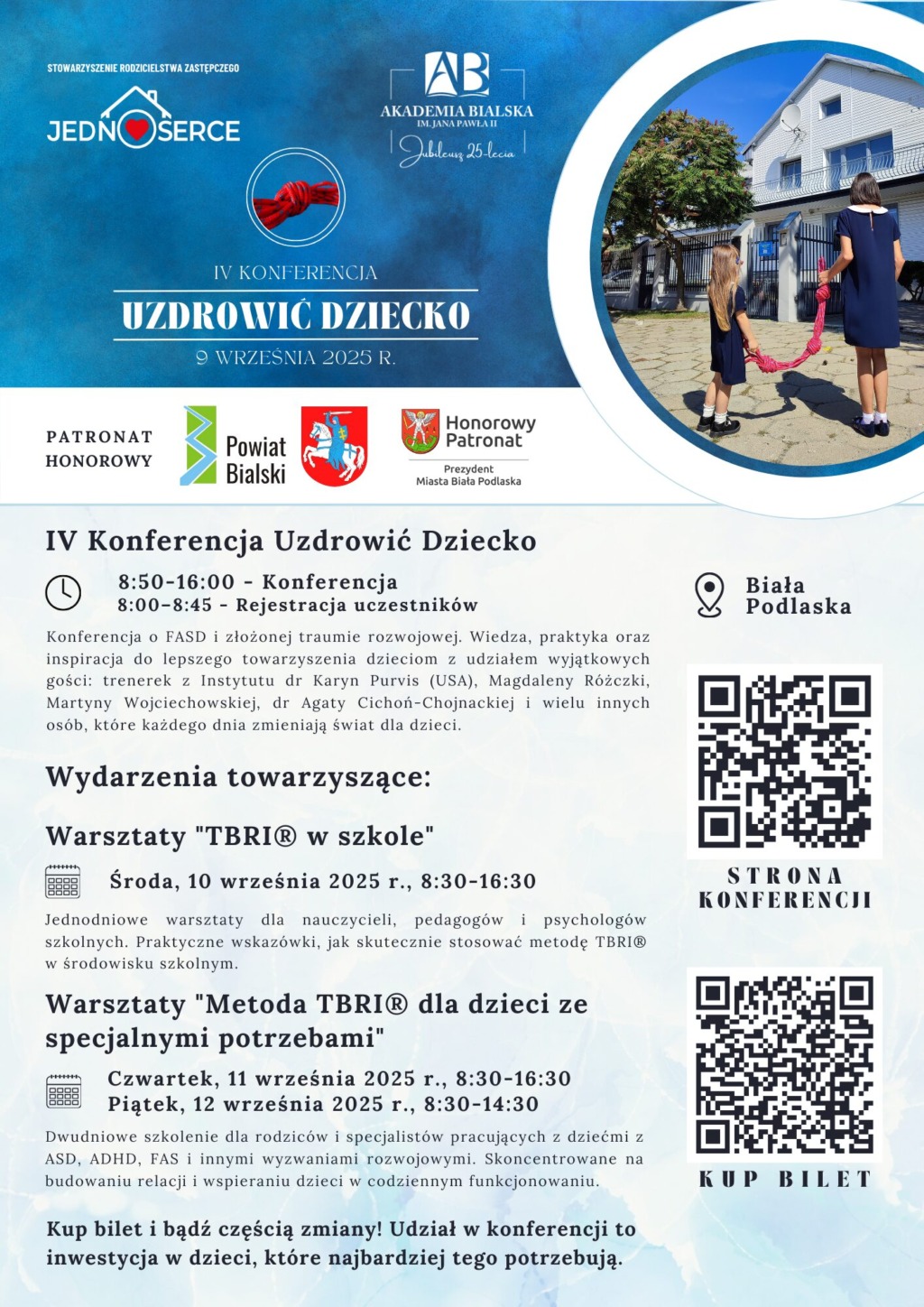 IV Konferencja „Uzdrowić Dziecko” już 9 września w Białej Podlaskiej