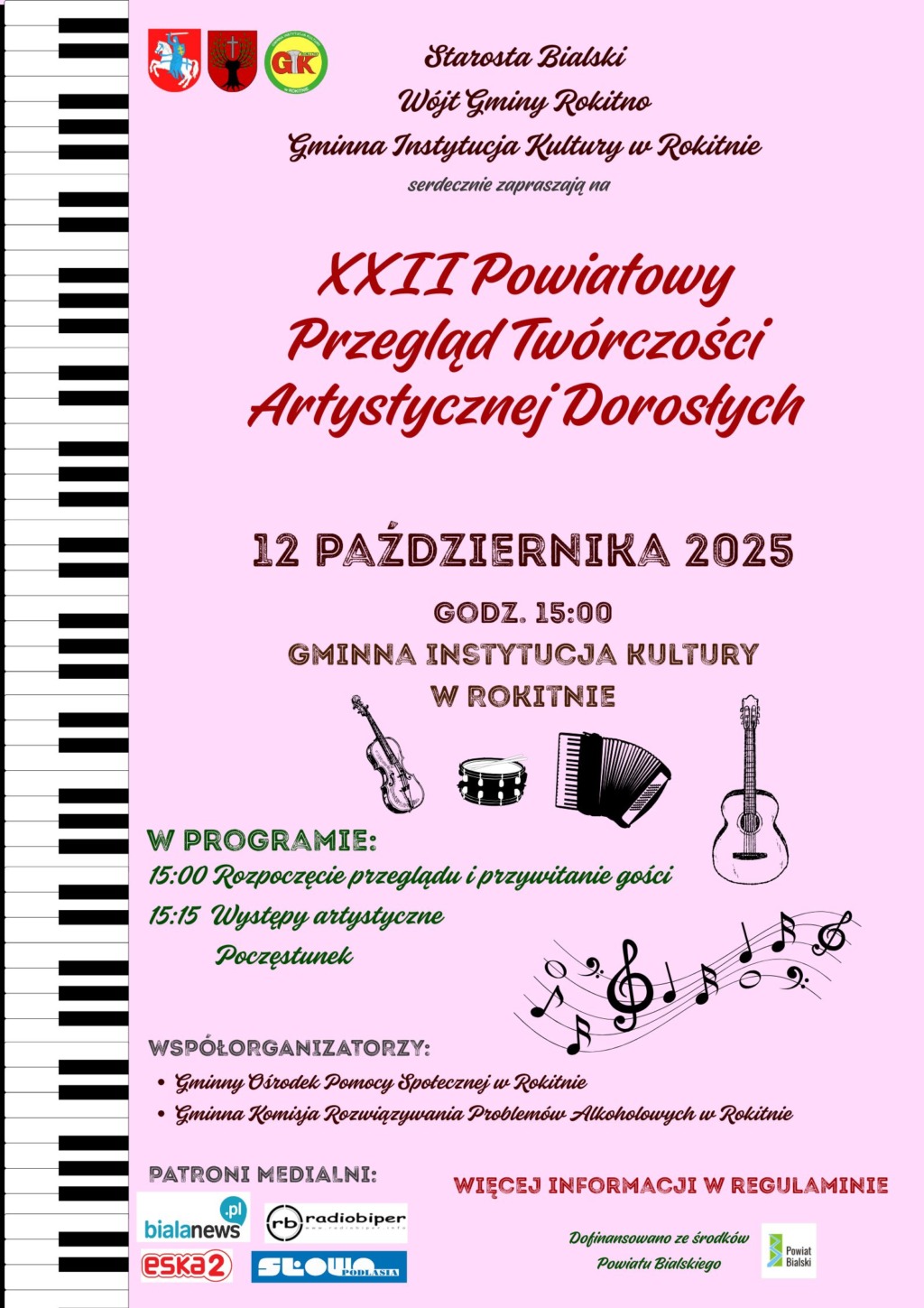 XXII Powiatowy Przegląd Twórczości Artystycznej Dorosłych już w październiku