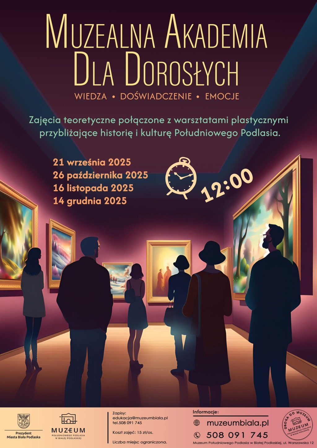 Zapraszają do udziału w Muzealnej Akademii Dla Dorosłych