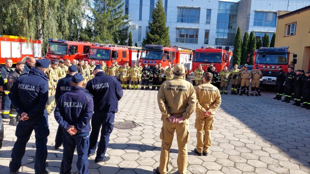 Niebezpieczna przesyłka i ewakuacja. Ćwiczenia dowódczo-sztabowe w PEC Biała Podlaska