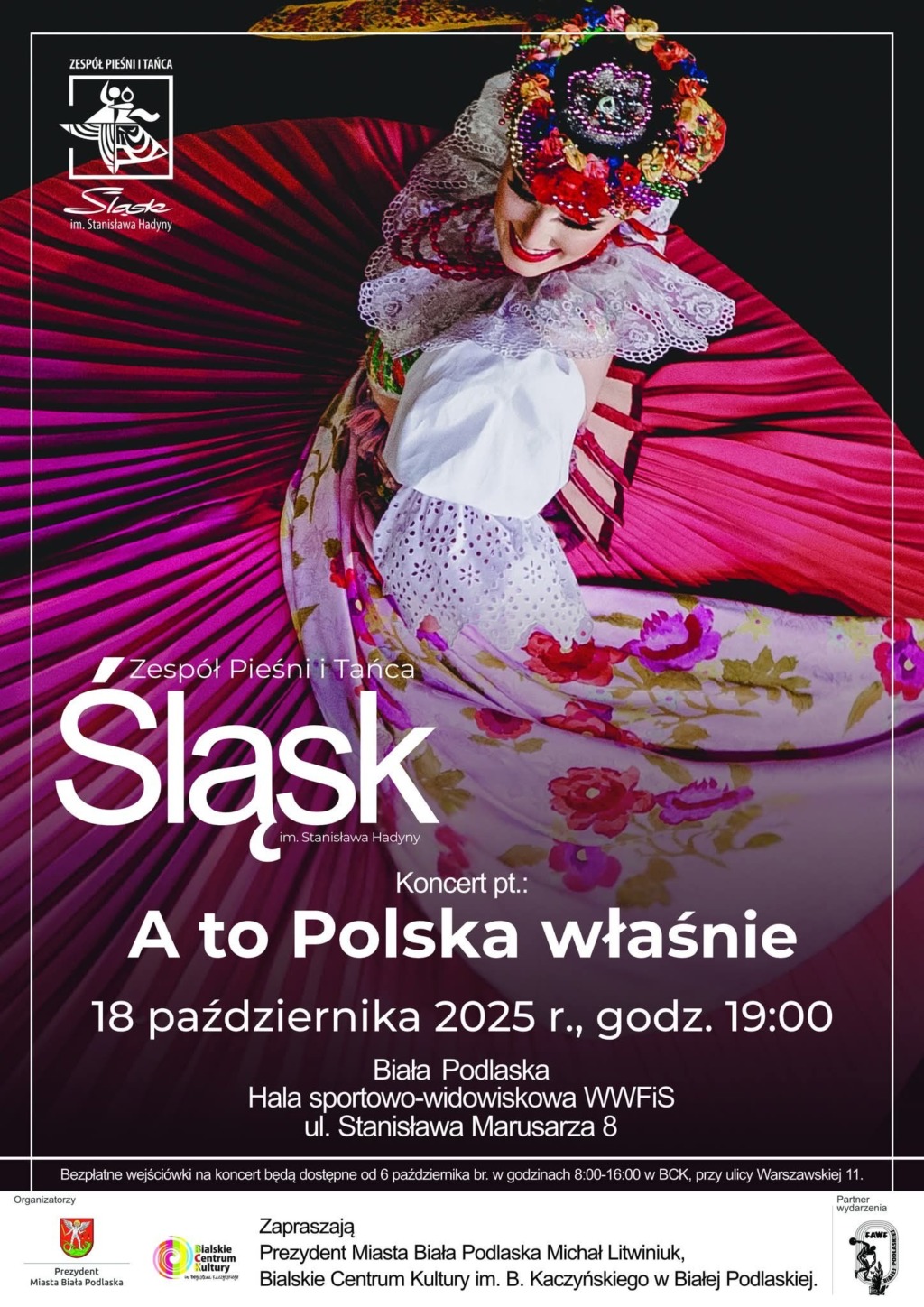 Zespół „Śląsk” wystąpi w Białej Podlaskiej. Finał Dni Patrona Miasta już 18 października