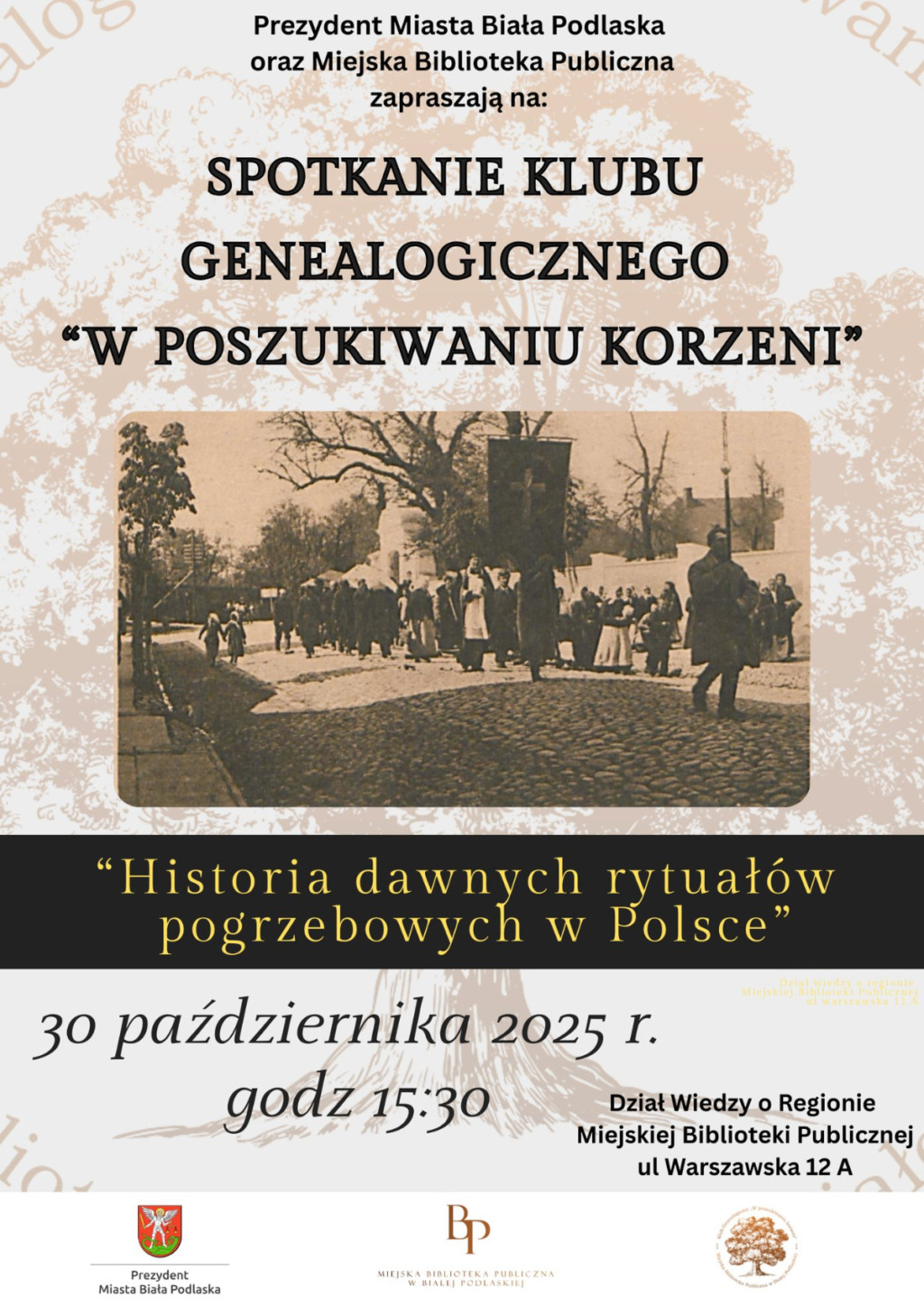 Spotkanie Klubu Genealogicznego „W poszukiwaniu korzeni” w Miejskiej Bibliotece Publicznej