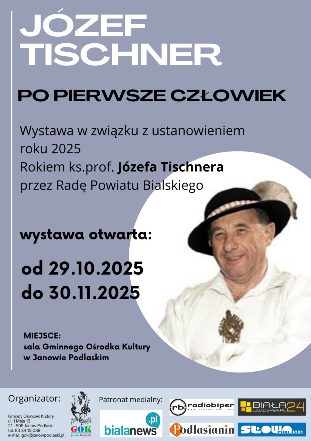 Wystawa „Józef Tischner. Po pierwsze człowiek” w Janowie Podlaskim