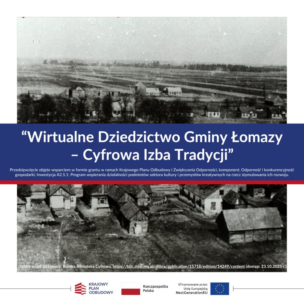 GOK w Łomazach z dofinansowaniem w ramach KPO dla kultury