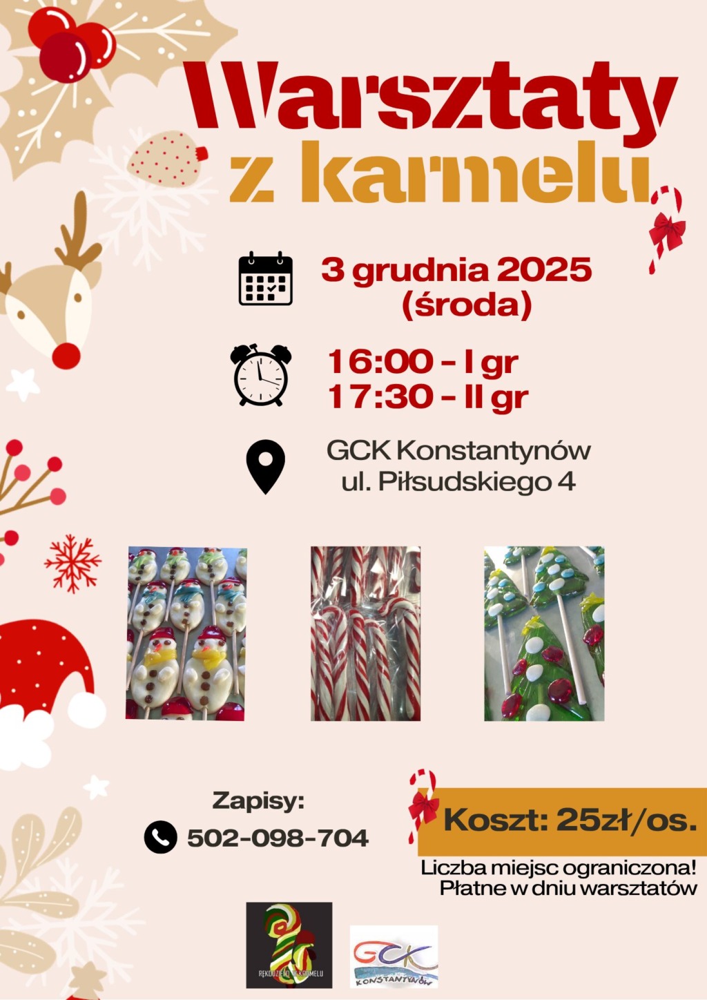 Warsztaty z Karmelu w GCK Konstantynów