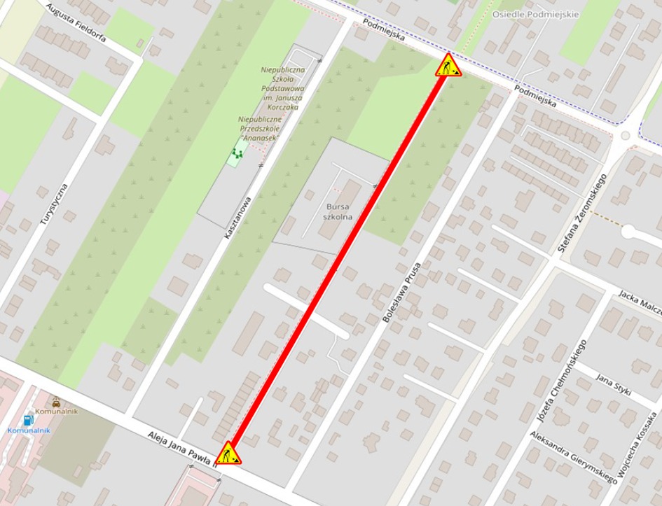 Utrudnienia w ruchu na ul. Lipowej