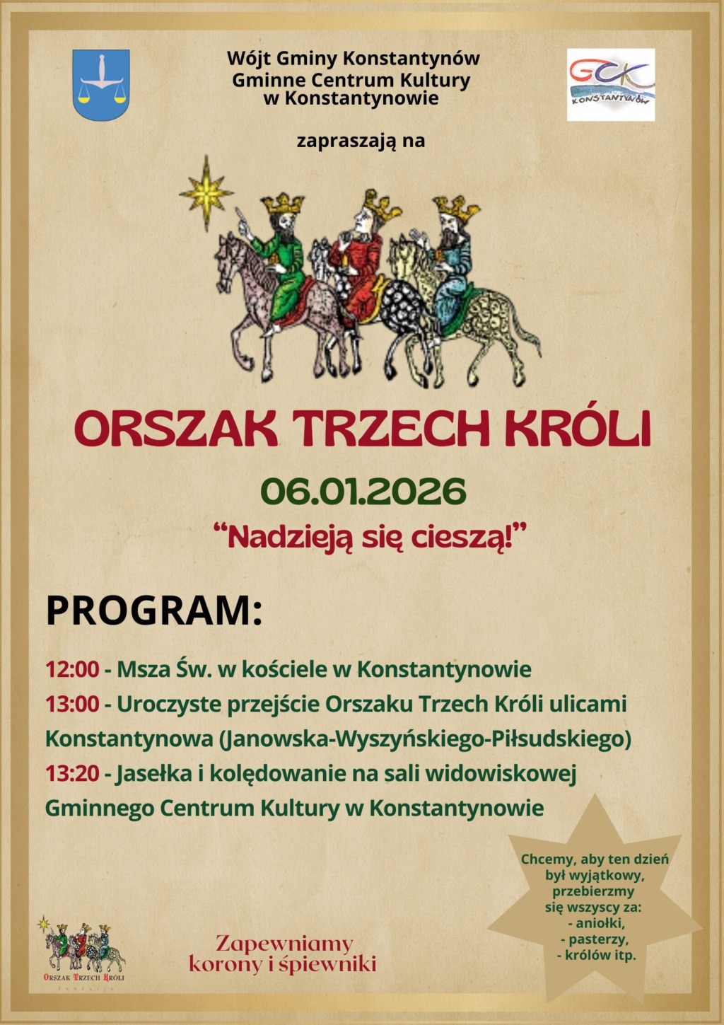 Orszak Trzech Króli w Konstantynowie