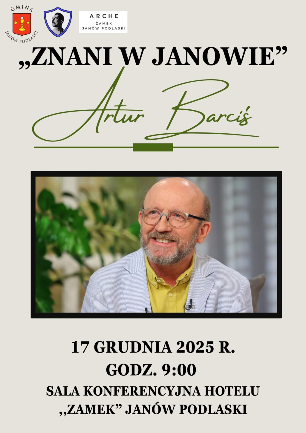 Spotkanie z Arturem Barcisiem w Janowie Podlaskim