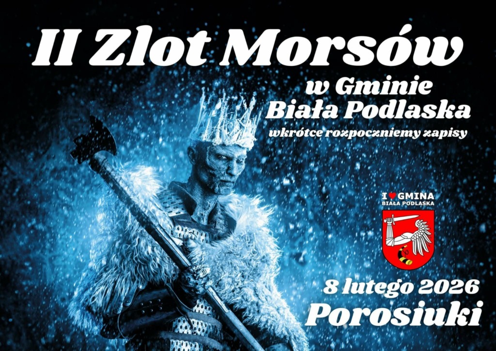 II Zlot Morsów w Gminie Biała Podlaska. Zimowa kąpiel, parada i biesiada nad Krzną