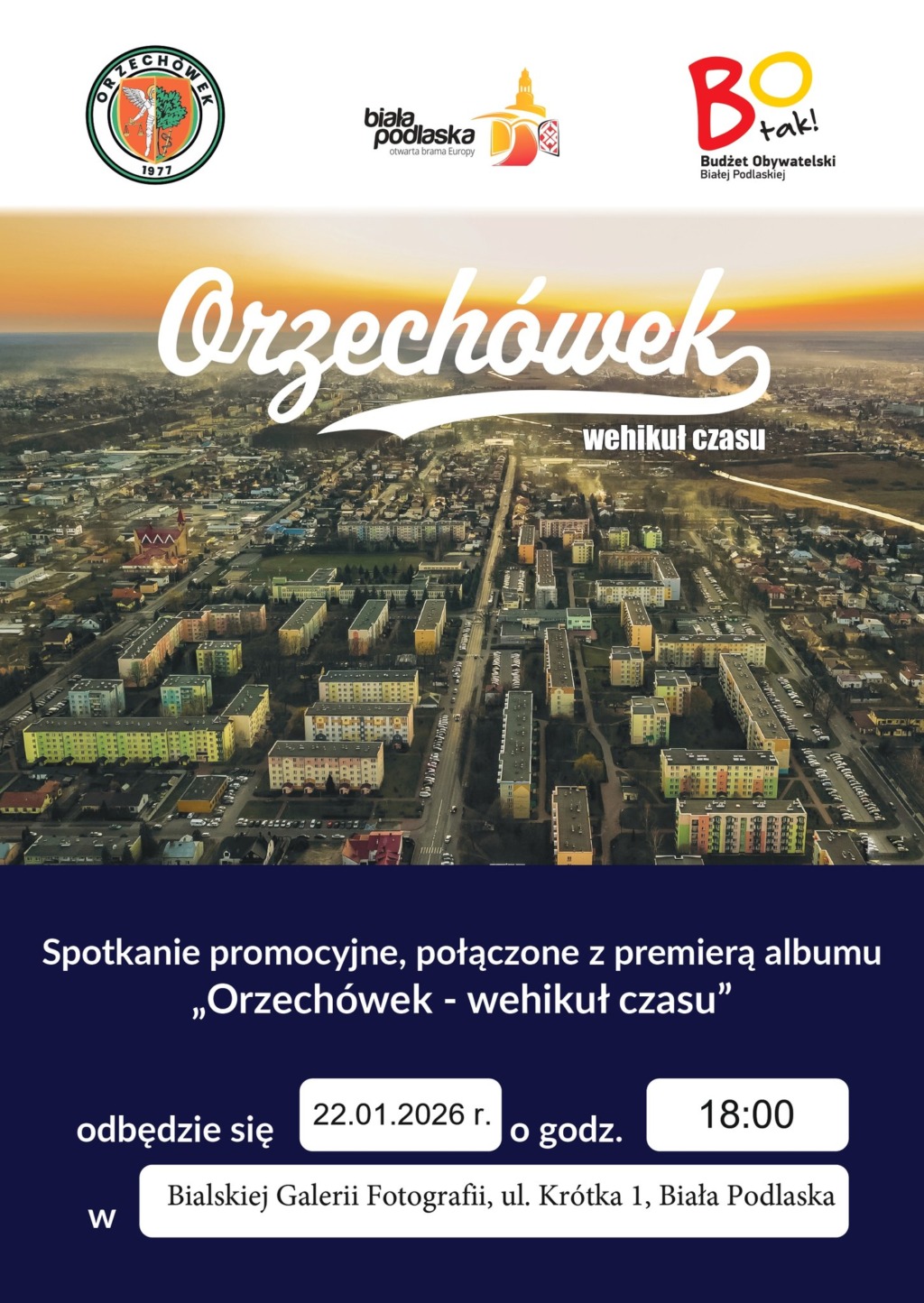 Premiera albumu „Orzechówek – wehikuł czasu” w Bialskiej Galerii Fotografii