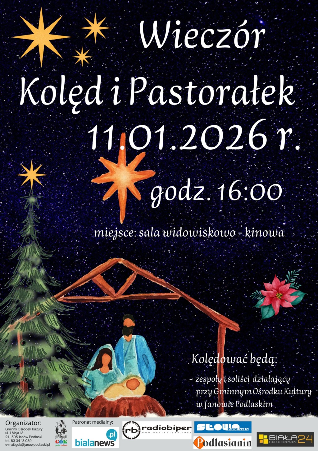Wieczór Kolęd i Pastorałek w Janowie Podlaskim