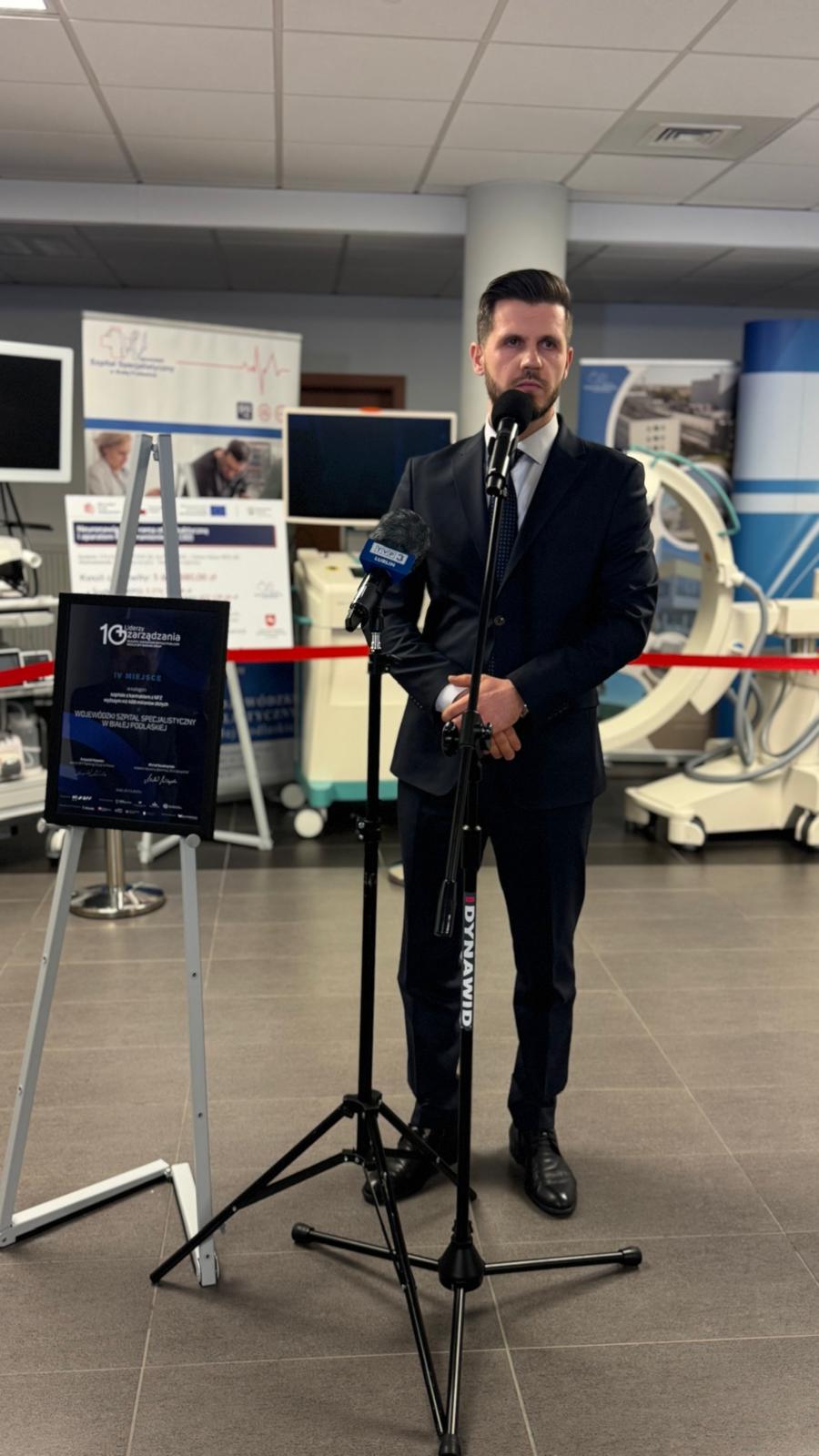 Szpital z Białej Podlaskiej w krajowej elicie. Czwarte miejsce w prestiżowym rankingu zarządzania