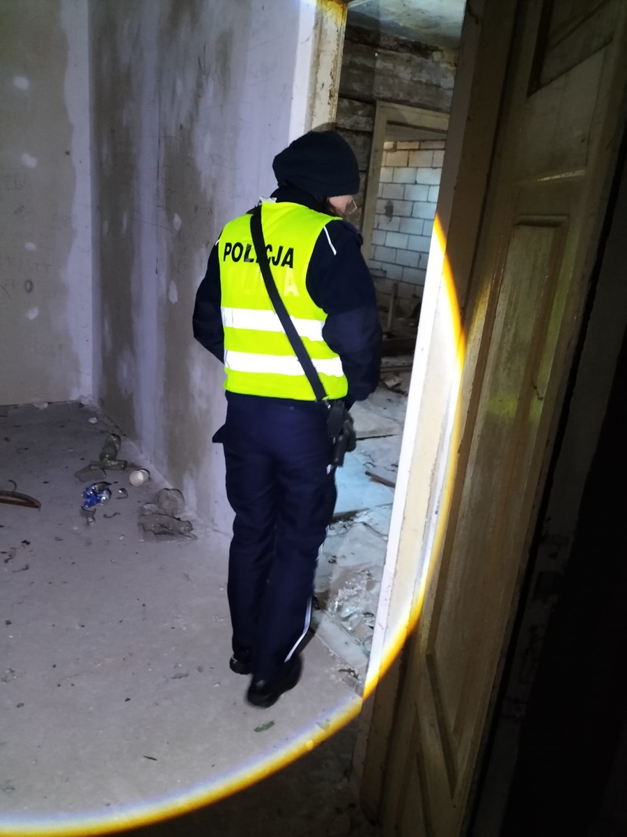 Działania prewencyjne policji w czasie mrozów