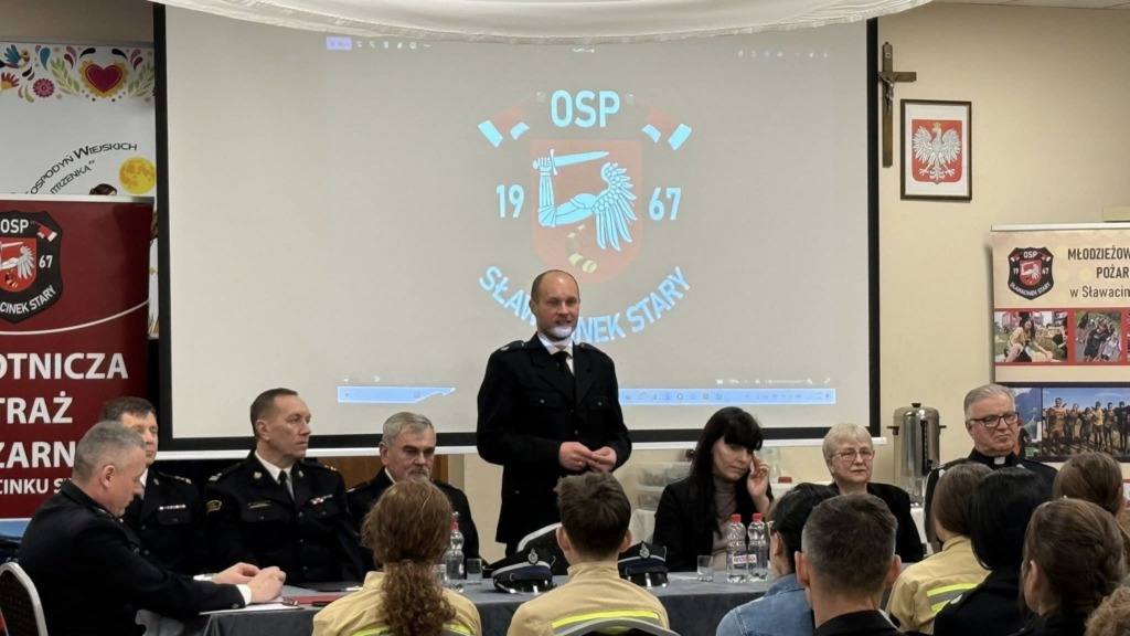 Przełomowe zebranie OSP Sławacinek Stary. W tym roku rusza budowa Centrum Ratowniczego Gminy Biała Podlaska