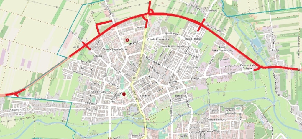 Utrudnienia na drodze krajowej nr 2 w związku z modernizacją oświetlenia