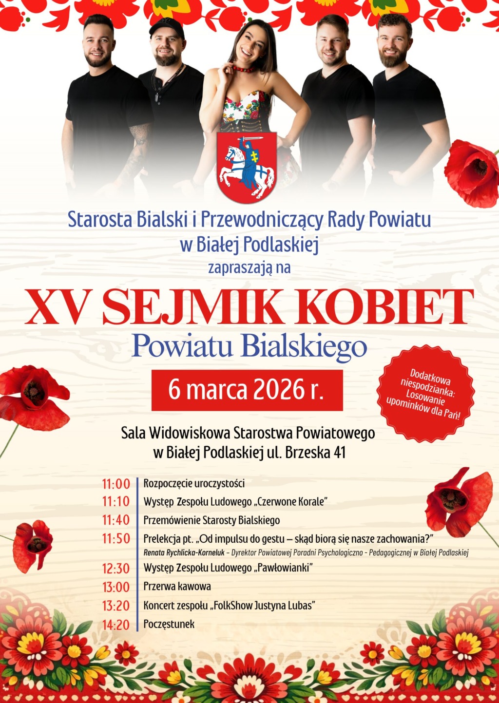 XV Sejmik Kobiet Powiatu Bialskiego już 6 marca