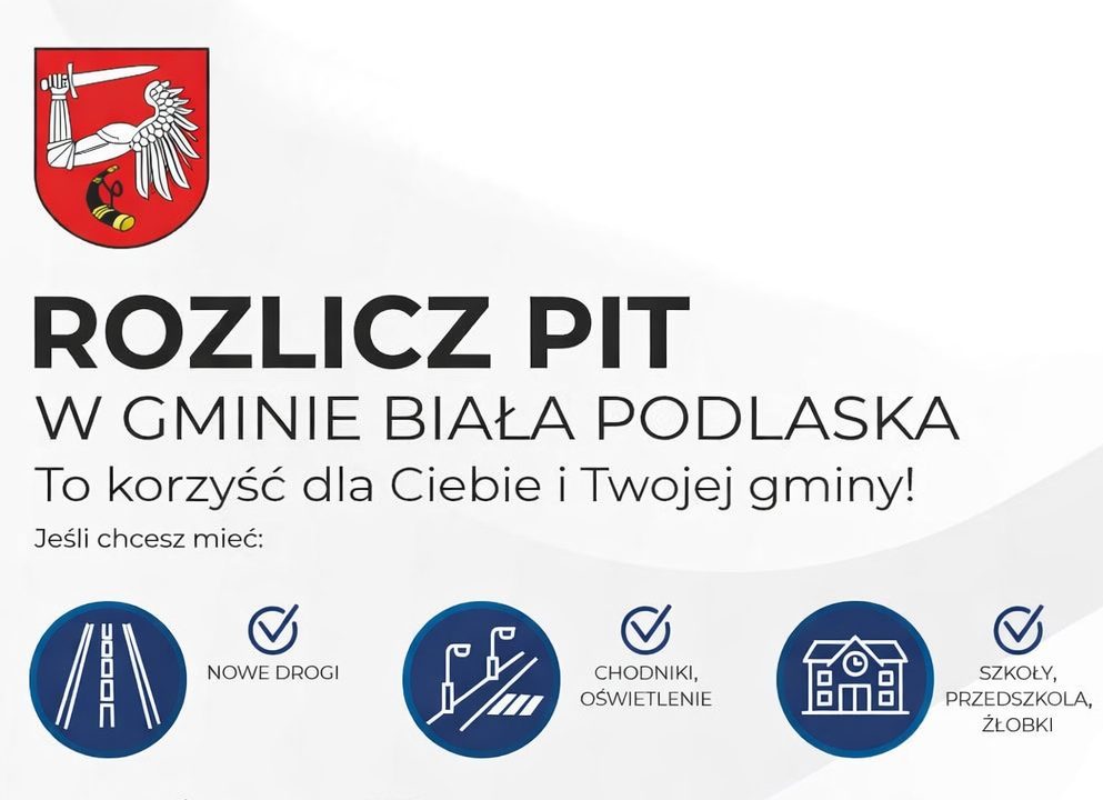 Twoja gmina – Twój PIT. Rozlicz podatek w Gminie Biała Podlaska