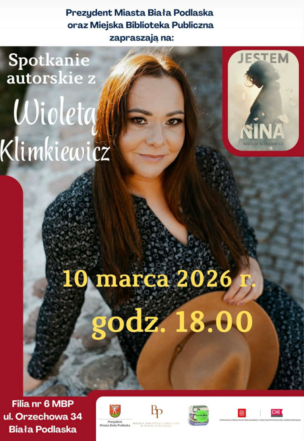 Spotkanie autorskie z Wioletą Klimkiewicz w bialskiej bibliotece