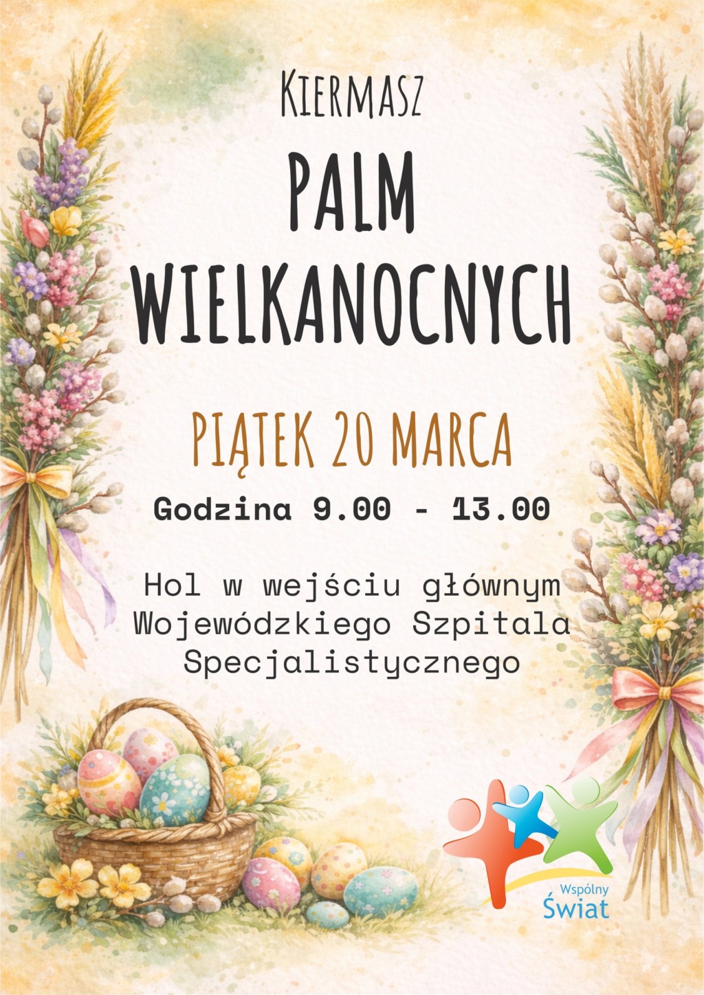 Kiermasz palm wielkanocnych w Wojewódzkim Szpitalu Specjalistycznym