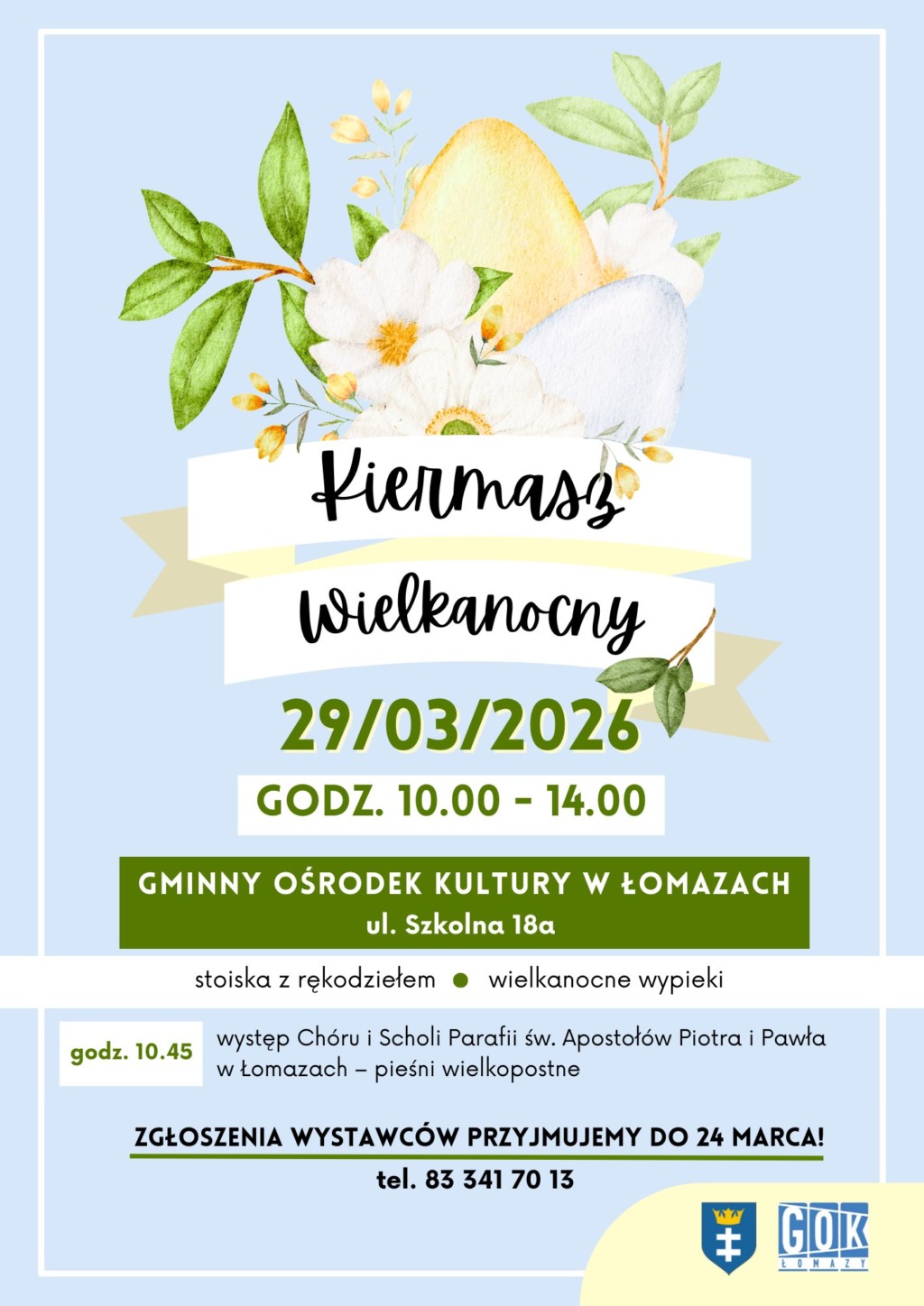 Kiermasz Wielkanocny w Łomazach już 29 marca