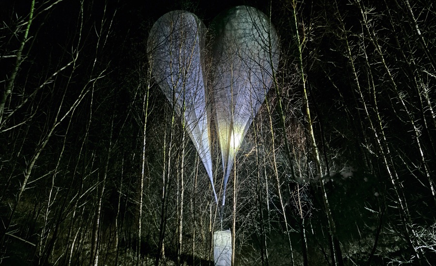 KAS i SG rozbiły grupę przestępczą, która przemycała papierosy za pomocą balonów meteorologicznych