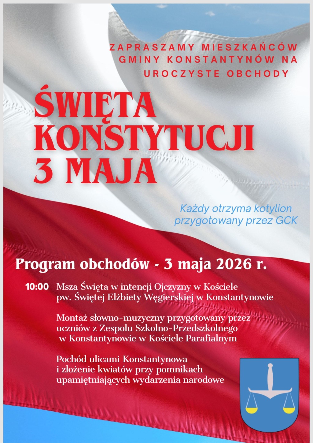 Obchody Święta Konstytucji 3 Maja w Konstantynowie