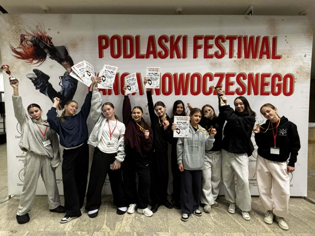 52 medale i puchary dla Dance Academy Studio na turnieju w Bielsku Podlaskim