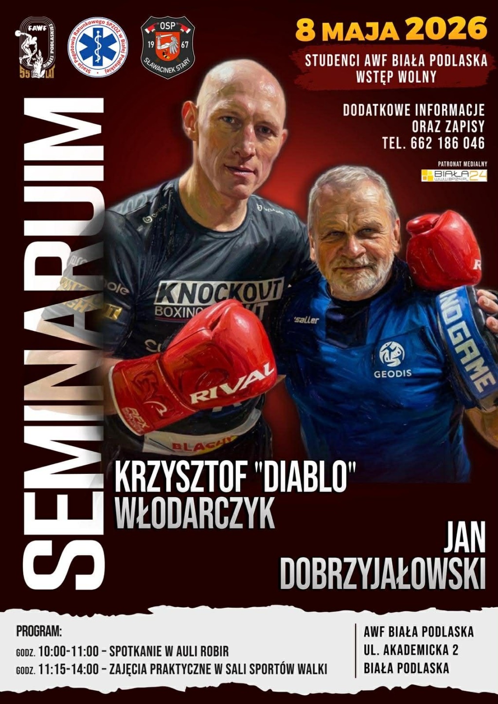 Seminarium z Krzysztofem „Diablo” Włodarczykiem w AWF Biała Podlaska
