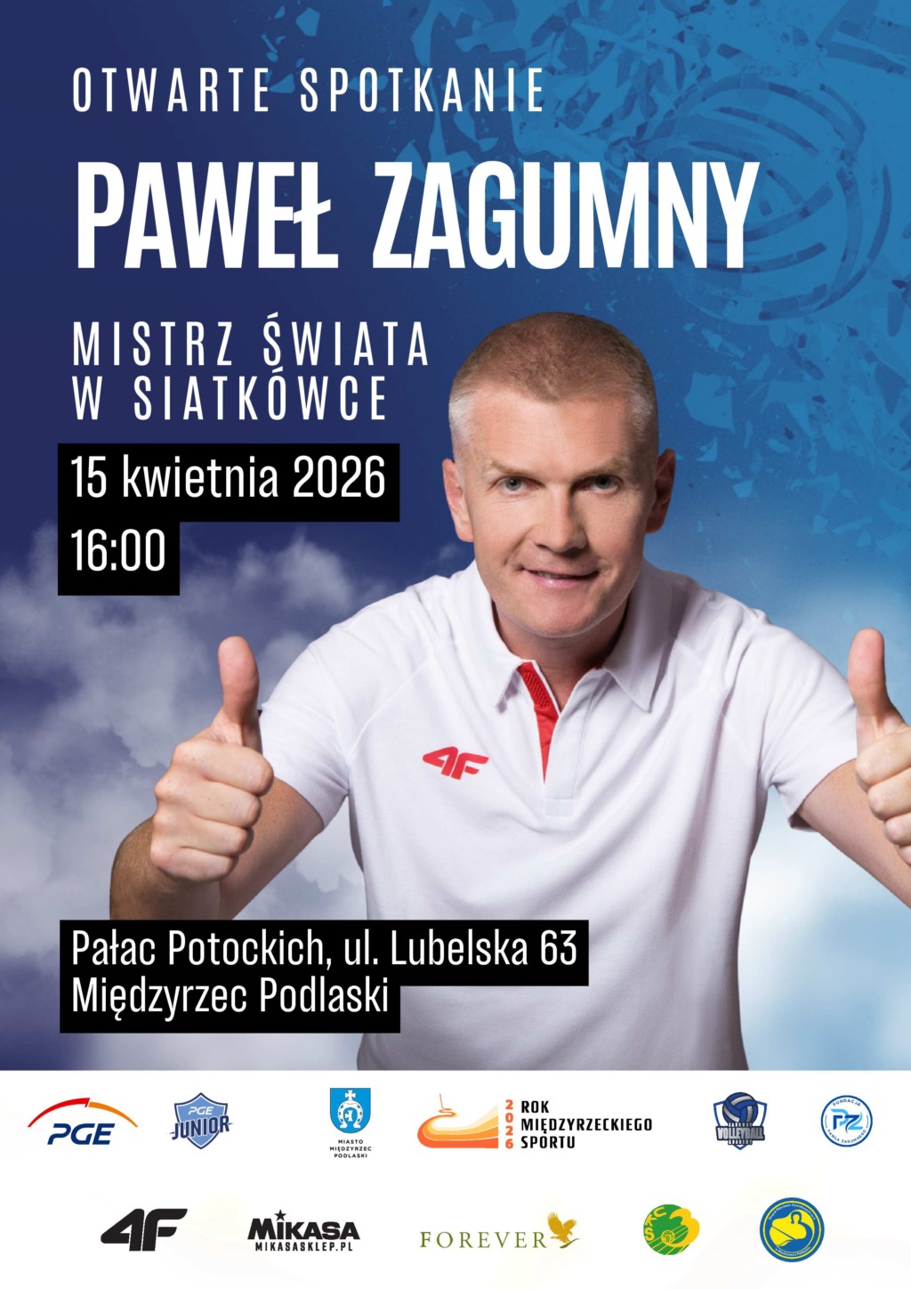 Otwarte spotkanie z Pawłem Zagumnym w Międzyrzecu Podlaskim