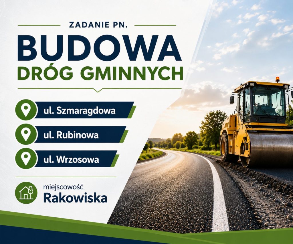 Rusza budowa dróg gminnych w Rakowiskach