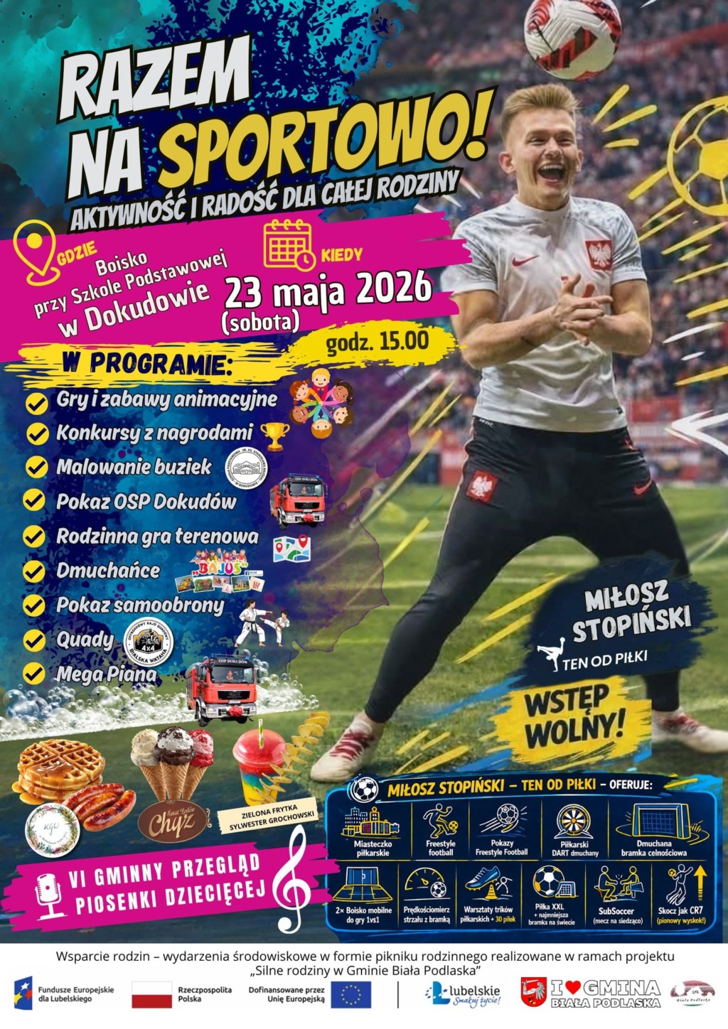 Rodzinny Piknik Sportowy w Dokudowie już 23 maja