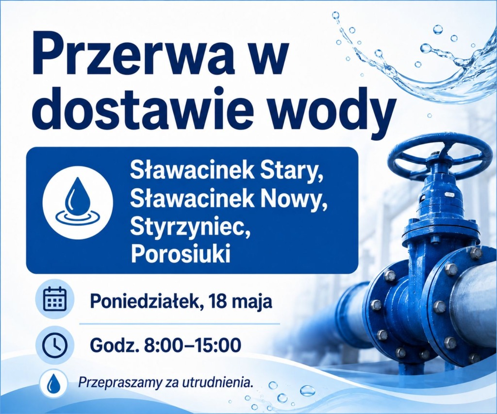 Przerwa w dostawie wody w Gminie Biała Podlaska