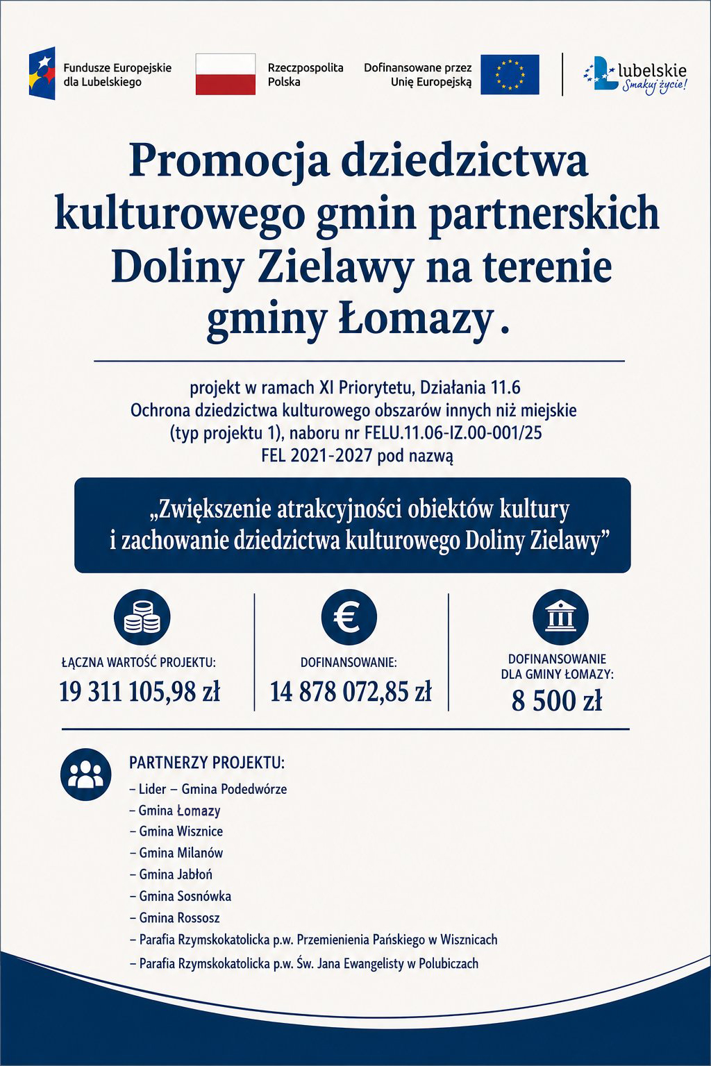 Gmina Łomazy promuje dziedzictwo kulturowe Doliny Zielawy