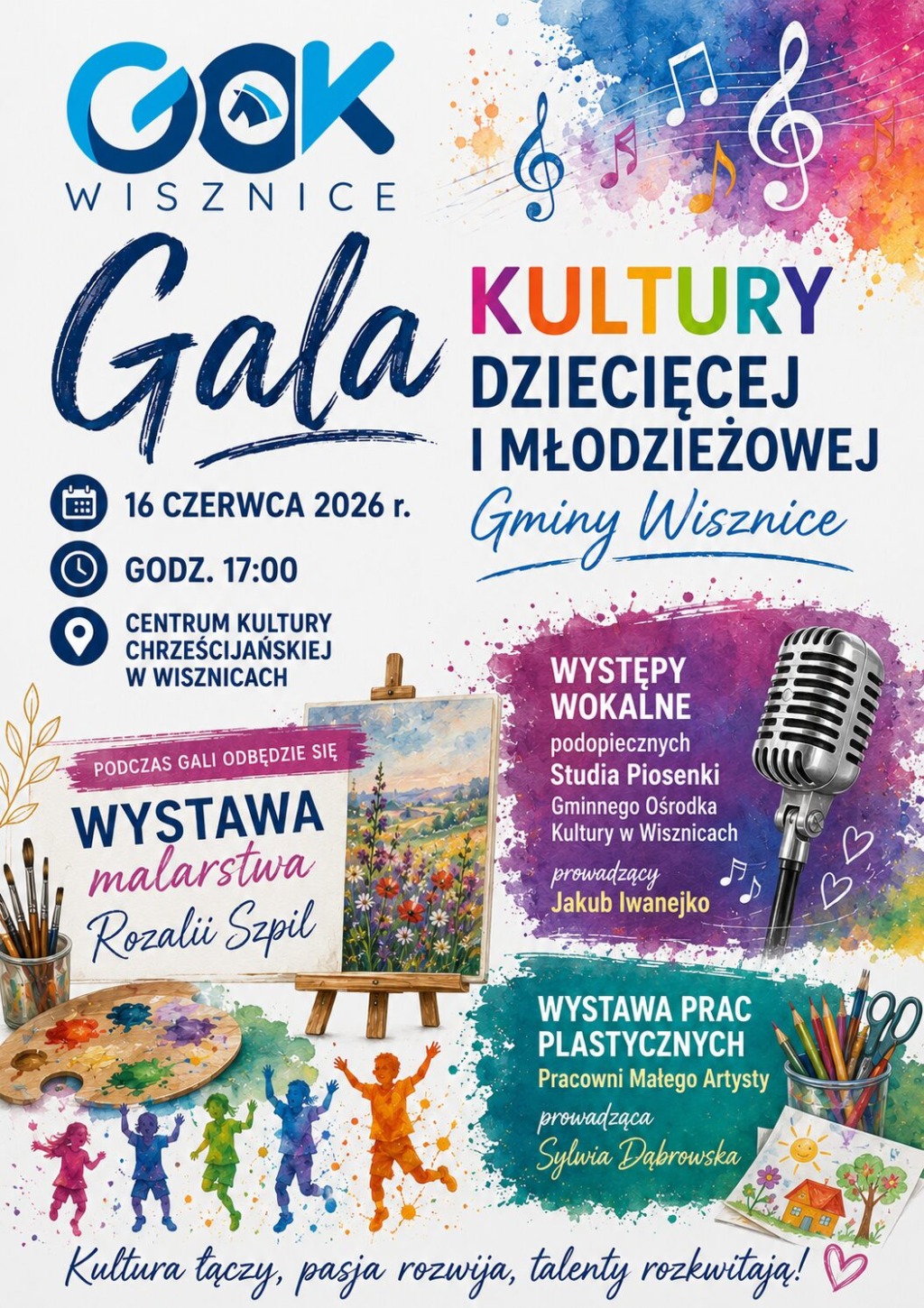 Gala Kultury Dziecięcej i Młodzieżowej Gminy Wisznice już 16 czerwca