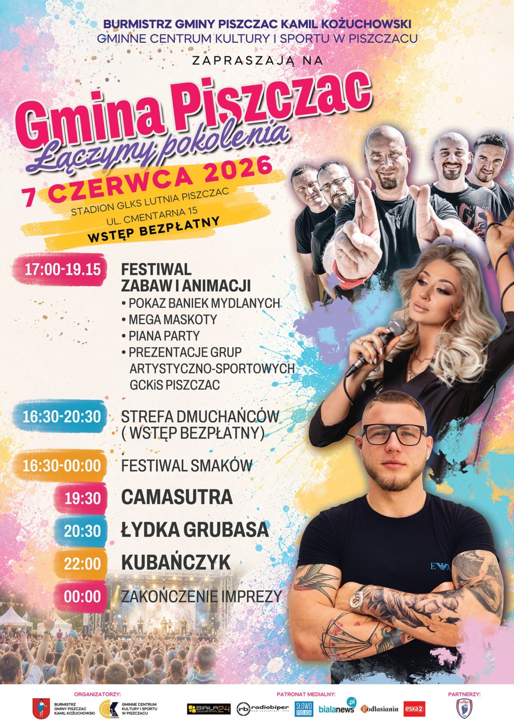 Kubańczyk, Łydka Grubasa i Camasutra wystąpią na festiwalu w Piszczacu