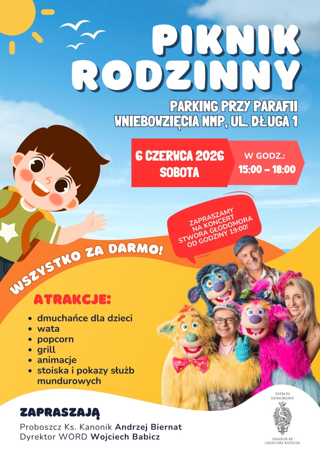 Piknik Rodzinny przy parafii Wniebowzięcia NMP w Białej Podlaskiej