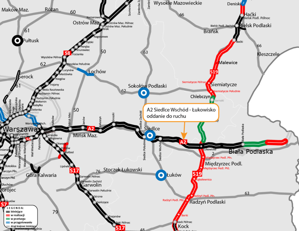 Otwarto kolejny odcinek autostrady A2. Biała Podlaska zyskała szybkie połączenie z Warszawą
