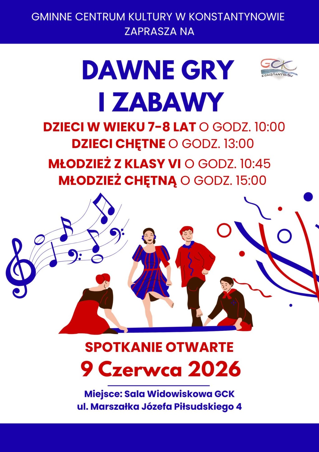 Czerwiec pełen atrakcji w Gminnym Centrum Kultury w Konstantynowie
