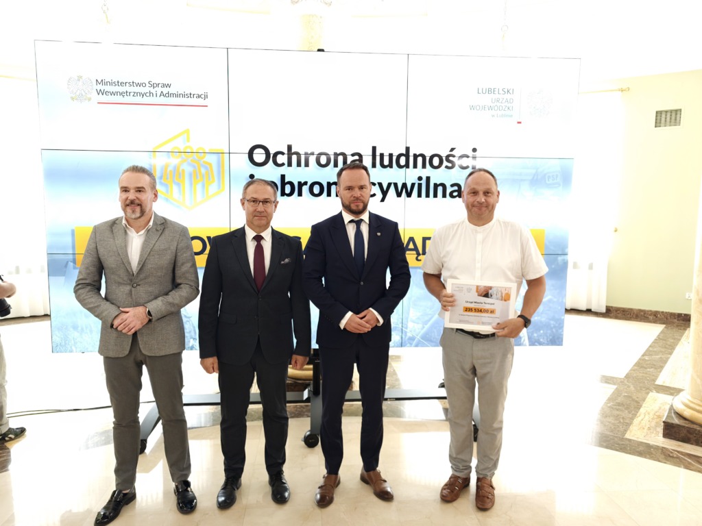 Terespol otrzymał ponad 235 tys. zł na ochronę ludności i obronę cywilną