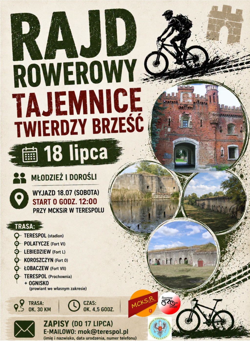 Rowerowy rajd szlakiem „Tajemnic Twierdzy Brześć”