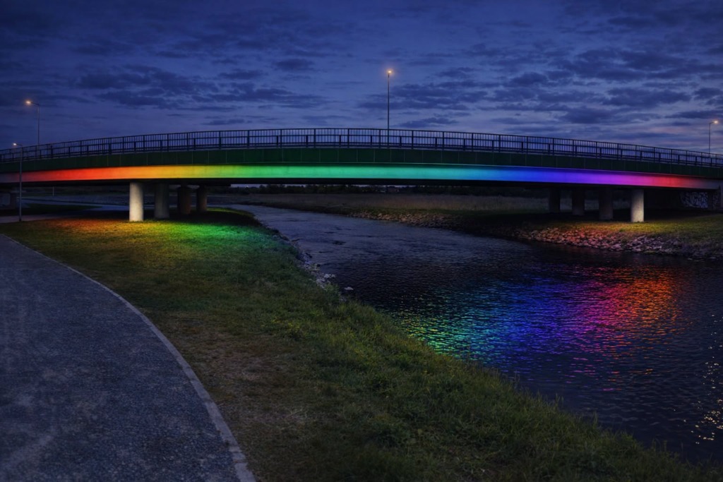 Most na Krznie rozbłyśnie nowymi światłami. Podpisano umowę na iluminację za ponad 200 tys złotych