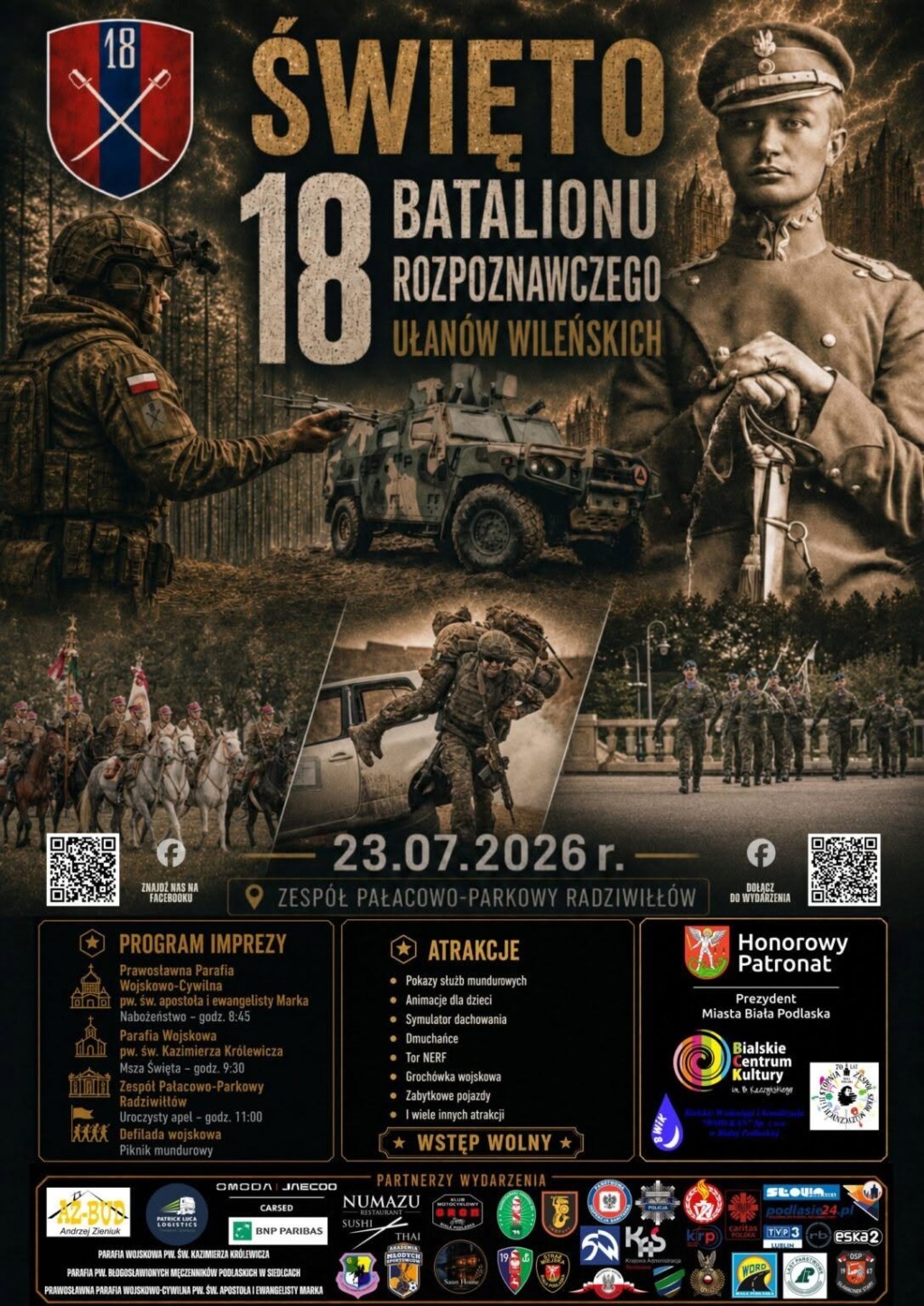 Gmina Biała Podlaska zaprasza na Święto 18 Batalionu Rozpoznawczego Ułanów Wileńskich