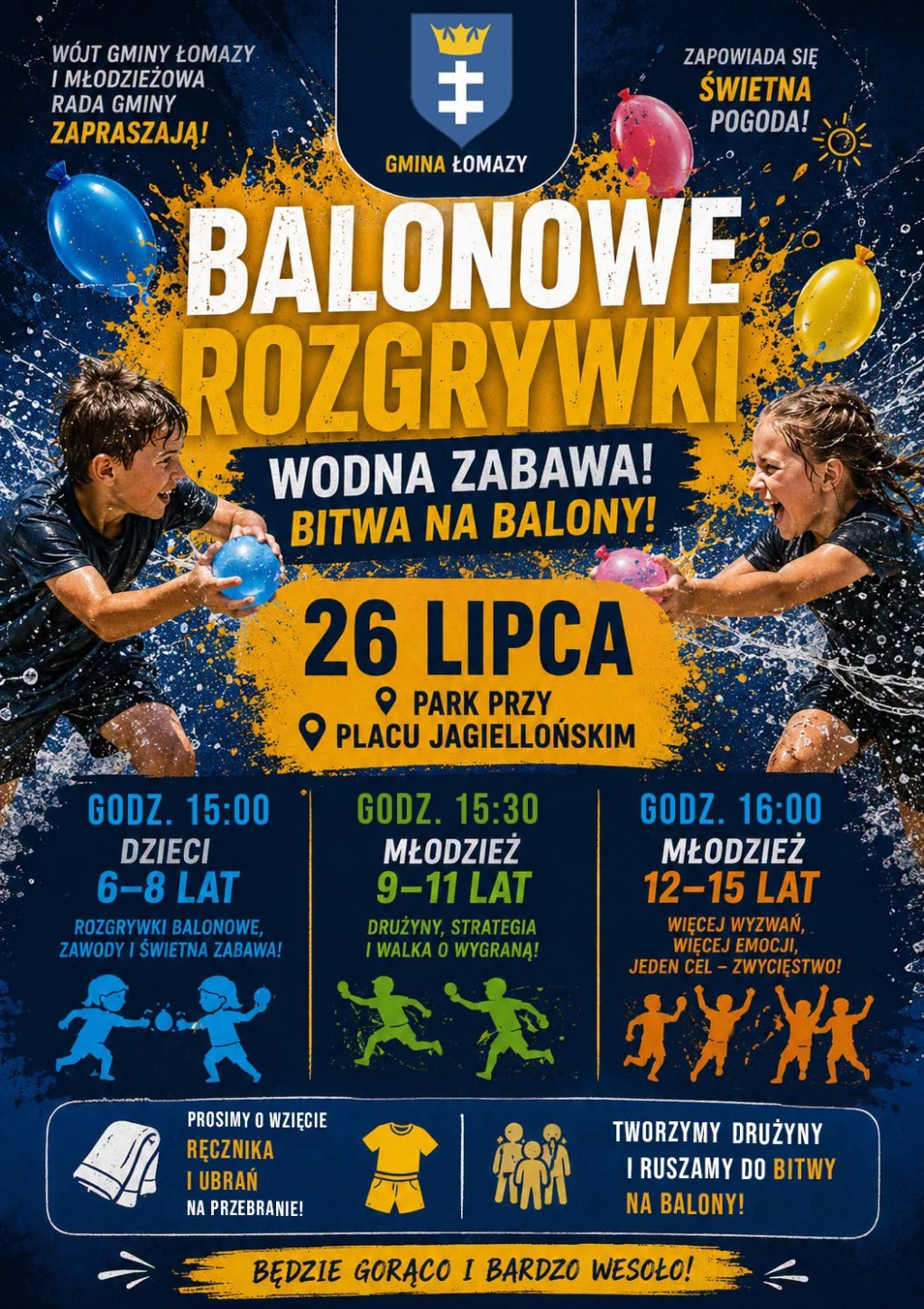 Balonowe Rozgrywki w Łomazach – czas na wielką wodną bitwę
