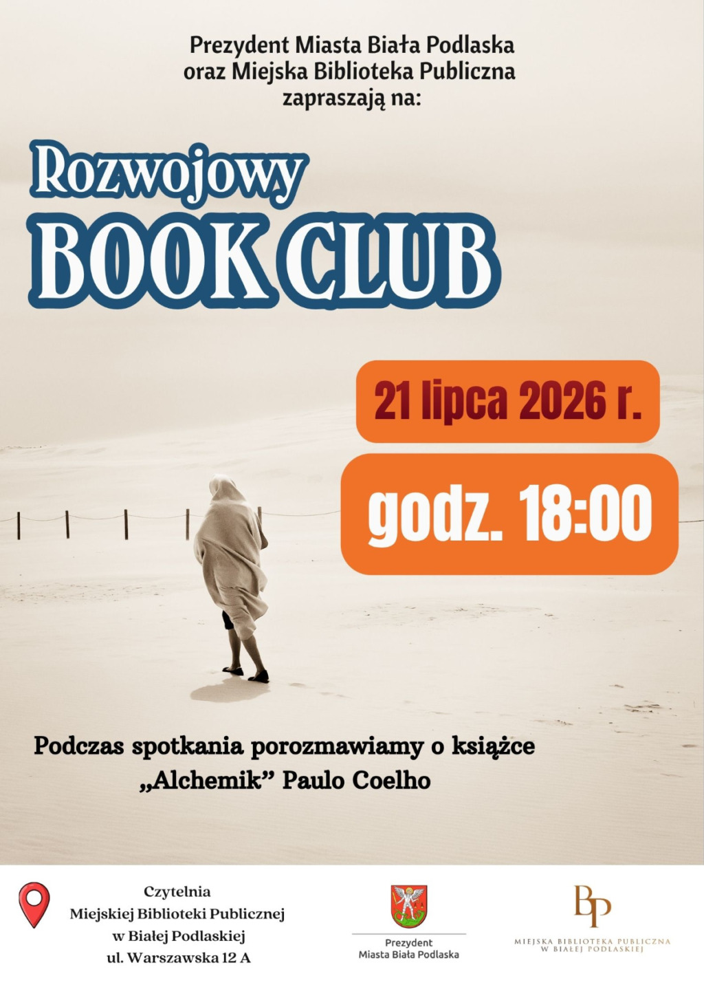 Rozwojowy Book Club w bialskiej bibliotece. Tym razem rozmowa o „Alchemiku” Paulo Coelho