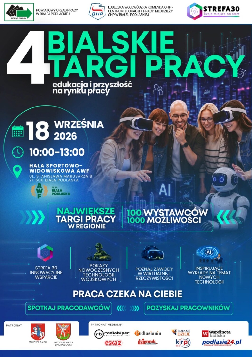 4 Bialskie Targi Pracy odbędą się 18 września