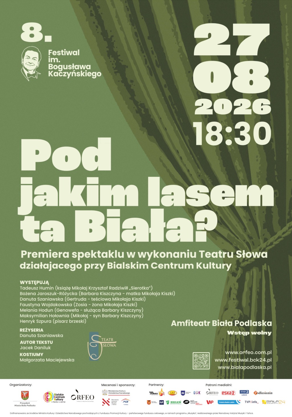 „Pod jakim lasem ta Biała?” – premiera Teatru Słowa 27 sierpnia