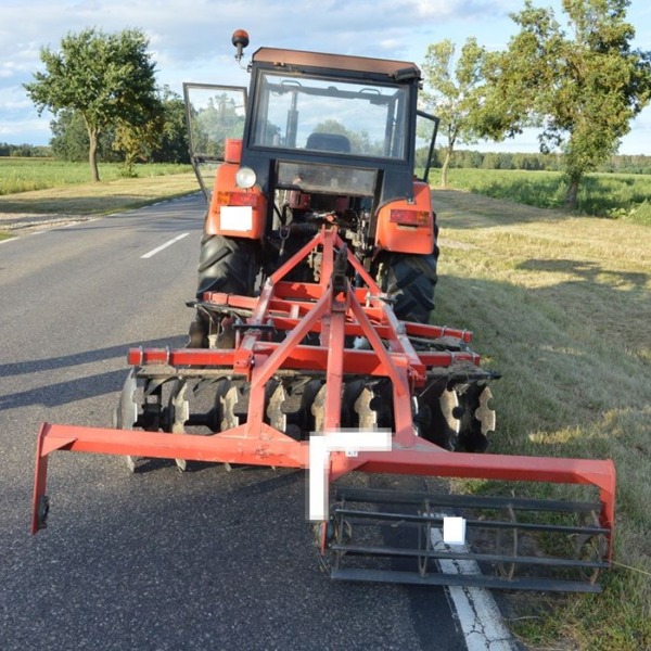 Miejsce jednego z wypadków drogowych opisanych przez KMP Biała Podlaska