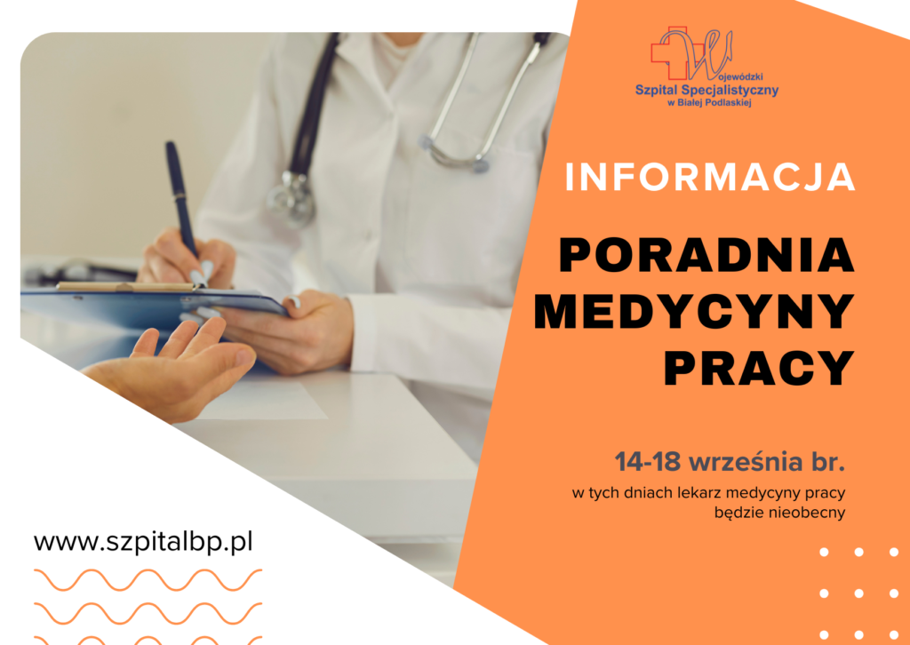 Utrudnienia w Poradni Medycyny Pracy. Przez pięć dni bez lekarza specjalisty