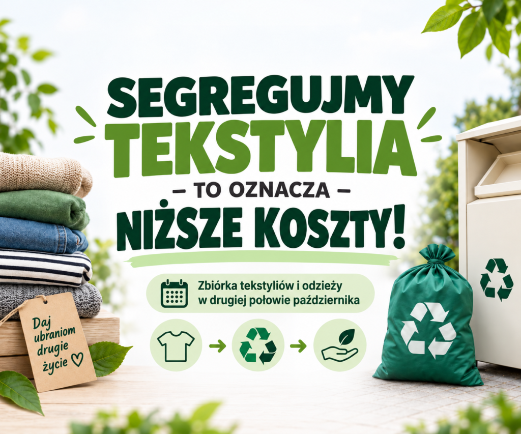 Gmina Biała Podlaska szykuje zbiórkę tekstyliów. Trzeba je podzielić na dwie grupy